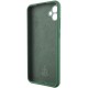 Чохол Silicone Cover Lakshmi Full Camera (AA) with logo для Samsung Galaxy A06 Зелений / Dark green