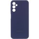 Чохол Silicone Cover Lakshmi Full Camera (AA) with logo для Samsung Galaxy A15 4G/5G / M15 5G Синій / Midnight blue
