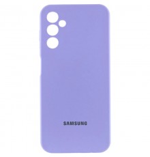 Чохол Silicone Cover Lakshmi Full Camera (AA) with logo для Samsung Galaxy A15 4G/5G / M15 5G Бузковий / Dasheen