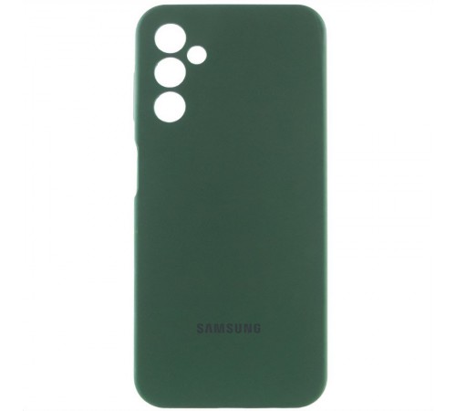 Чохол Silicone Cover Lakshmi Full Camera (AA) with logo для Samsung Galaxy A15 4G/5G / M15 5G Зелений / Dark green Чохол Silicone Cover Lakshmi Full Camera (AA) with logo для Samsung Galaxy A15 4G/5G / M15 5G Зелений / Dark green