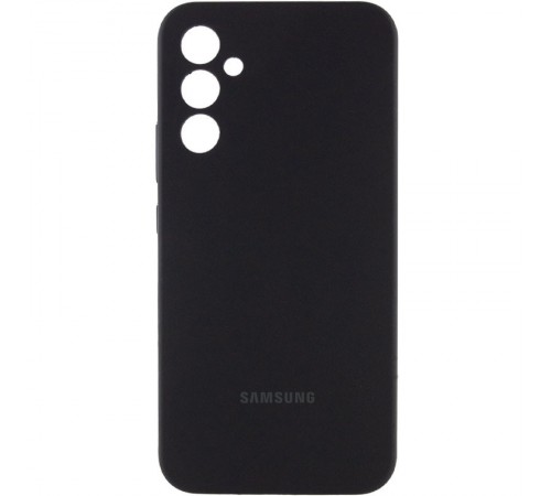 Чохол Silicone Cover Lakshmi Full Camera (AA) with logo для Samsung Galaxy A55 Чорний / Black Чохол Silicone Cover Lakshmi Full Camera (AA) with logo для Samsung Galaxy A55 Чорний / Black
