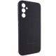Чохол Silicone Cover Lakshmi Full Camera (AA) with logo для Samsung Galaxy A55 Чорний / Black