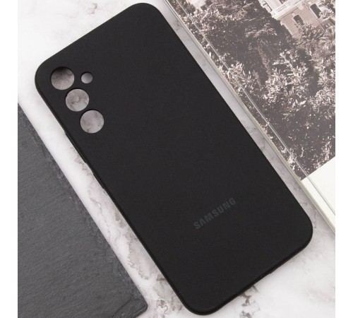 Чохол Silicone Cover Lakshmi Full Camera (AA) with logo для Samsung Galaxy A55 Чорний / Black Чохол Silicone Cover Lakshmi Full Camera (AA) with logo для Samsung Galaxy A55 Чорний / Black