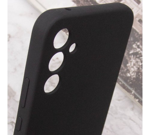Чохол Silicone Cover Lakshmi Full Camera (AA) with logo для Samsung Galaxy A55 Чорний / Black Чохол Silicone Cover Lakshmi Full Camera (AA) with logo для Samsung Galaxy A55 Чорний / Black