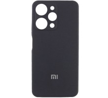 Чохол Silicone Cover Lakshmi Full Camera (AA) with logo для Xiaomi Redmi 12 Чорний / Black