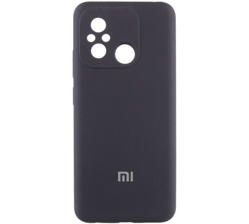 Чохол Silicone Cover Lakshmi Full Camera (AA) with logo для Xiaomi Redmi 12C / Poco C55 Чорний / Black Чохол Silicone Cover Lakshmi Full Camera (AA) with logo для Xiaomi Redmi 12C / Poco C55 Чорний / Black