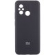 Чохол Silicone Cover Lakshmi Full Camera (AA) with logo для Xiaomi Redmi 12C / Poco C55 Чорний / Black