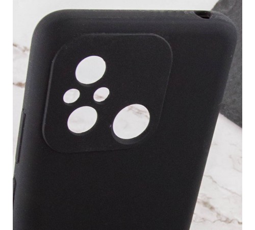 Чохол Silicone Cover Lakshmi Full Camera (AA) with logo для Xiaomi Redmi 12C / Poco C55 Чорний / Black Чохол Silicone Cover Lakshmi Full Camera (AA) with logo для Xiaomi Redmi 12C / Poco C55 Чорний / Black