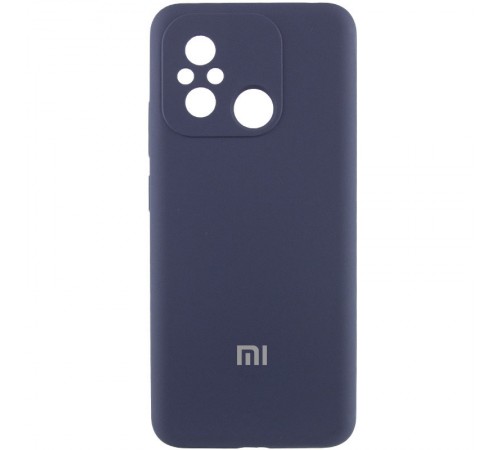 Чохол Silicone Cover Lakshmi Full Camera (AA) with logo для Xiaomi Redmi 12C / Poco C55 Синій / Midnight blue Чохол Silicone Cover Lakshmi Full Camera (AA) with logo для Xiaomi Redmi 12C / Poco C55 Синій / Midnight blue
