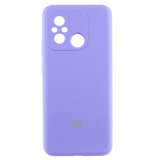 Чохол Silicone Cover Lakshmi Full Camera (AA) with logo для Xiaomi Redmi 12C / Poco C55 Бузковий / Dasheen