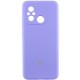 Чохол Silicone Cover Lakshmi Full Camera (AA) with logo для Xiaomi Redmi 12C / Poco C55 Бузковий / Dasheen