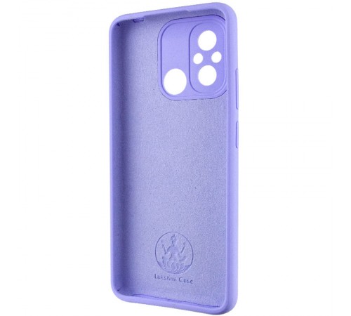 Чохол Silicone Cover Lakshmi Full Camera (AA) with logo для Xiaomi Redmi 12C / Poco C55 Бузковий / Dasheen Чохол Silicone Cover Lakshmi Full Camera (AA) with logo для Xiaomi Redmi 12C / Poco C55 Бузковий / Dasheen