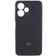Чохол Silicone Cover Lakshmi Full Camera (AA) with logo для Xiaomi Redmi 13 4G / Poco M6 4G Чорний / Black