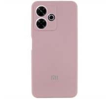 Чохол Silicone Cover Lakshmi Full Camera (AA) with logo для Xiaomi Redmi 13 4G / Poco M6 4G Рожевий / Pink Sand