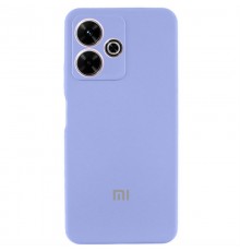 Чохол Silicone Cover Lakshmi Full Camera (AA) with logo для Xiaomi Redmi 13 4G / Poco M6 4G Бузковий / Dasheen