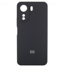 Чохол Silicone Cover Lakshmi Full Camera (AA) with logo для Xiaomi Redmi 13C / Poco C65 Чорний / Black