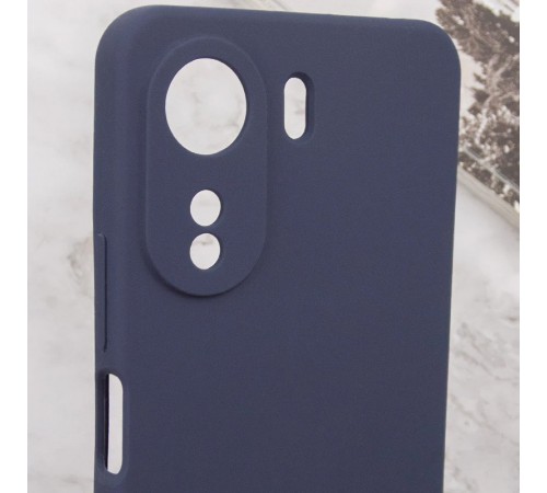 Чохол Silicone Cover Lakshmi Full Camera (AA) with logo для Xiaomi Redmi 13C / Poco C65 Синій / Midnight blue Чохол Silicone Cover Lakshmi Full Camera (AA) with logo для Xiaomi Redmi 13C / Poco C65 Синій / Midnight blue