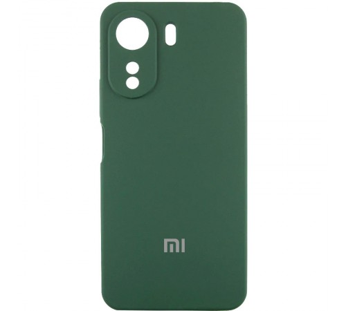 Чохол Silicone Cover Lakshmi Full Camera (AA) with logo для Xiaomi Redmi 13C / Poco C65 Зелений / Dark green Чохол Silicone Cover Lakshmi Full Camera (AA) with logo для Xiaomi Redmi 13C / Poco C65 Зелений / Dark green