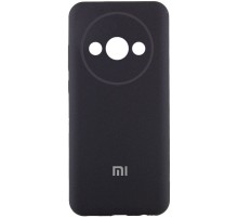 Чохол Silicone Cover Lakshmi Full Camera (AA) with logo для Xiaomi Redmi A3 Чорний / Black