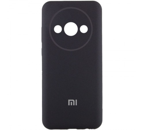 Чохол Silicone Cover Lakshmi Full Camera (AA) with logo для Xiaomi Redmi A3 Чорний / Black Чохол Silicone Cover Lakshmi Full Camera (AA) with logo для Xiaomi Redmi A3 Чорний / Black