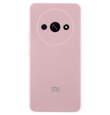 Чохол Silicone Cover Lakshmi Full Camera (AA) with logo для Xiaomi Redmi A3 Рожевий / Pink Sand