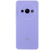 Чохол Silicone Cover Lakshmi Full Camera (AA) with logo для Xiaomi Redmi A3 Бузковий / Dasheen