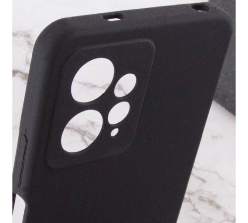 Чохол Silicone Cover Lakshmi Full Camera (AA) with logo для Xiaomi Redmi Note 12 4G Чорний / Black