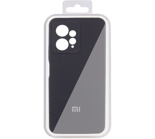 Чохол Silicone Cover Lakshmi Full Camera (AA) with logo для Xiaomi Redmi Note 12 4G Чорний / Black