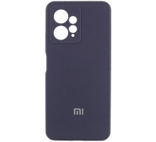 Чохол Silicone Cover Lakshmi Full Camera (AA) with logo для Xiaomi Redmi Note 12 4G Синій / Midnight blue