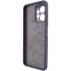 Чохол Silicone Cover Lakshmi Full Camera (AA) with logo для Xiaomi Redmi Note 12 4G Синій / Midnight blue
