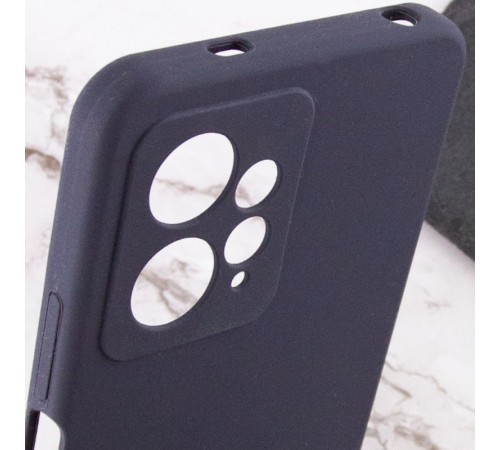 Чохол Silicone Cover Lakshmi Full Camera (AA) with logo для Xiaomi Redmi Note 12 4G Синій / Midnight blue