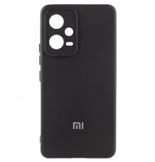 Чохол Silicone Cover Lakshmi Full Camera (AA) with logo для Xiaomi Poco X5 5G / Note 12 5G Чорний / Black