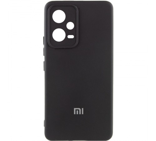 Чохол Silicone Cover Lakshmi Full Camera (AA) with logo для Xiaomi Poco X5 5G / Note 12 5G Чорний / Black Чохол Silicone Cover Lakshmi Full Camera (AA) with logo для Xiaomi Poco X5 5G / Note 12 5G Чорний / Black