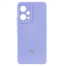 Чохол Silicone Cover Lakshmi Full Camera (AA) with logo для Xiaomi Poco X5 5G / Note 12 5G Бузковий / Dasheen