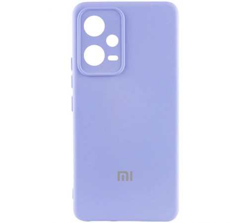 Чохол Silicone Cover Lakshmi Full Camera (AA) with logo для Xiaomi Poco X5 5G / Note 12 5G Бузковий / Dasheen Чохол Silicone Cover Lakshmi Full Camera (AA) with logo для Xiaomi Poco X5 5G / Note 12 5G Бузковий / Dasheen