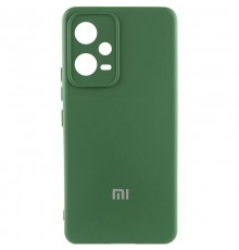 Чохол Silicone Cover Lakshmi Full Camera (AA) with logo для Xiaomi Poco X5 5G / Note 12 5G Зелений / Dark green
