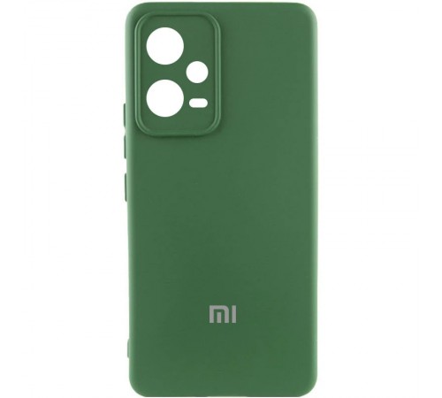 Чохол Silicone Cover Lakshmi Full Camera (AA) with logo для Xiaomi Poco X5 5G / Note 12 5G Зелений / Dark green Чохол Silicone Cover Lakshmi Full Camera (AA) with logo для Xiaomi Poco X5 5G / Note 12 5G Зелений / Dark green