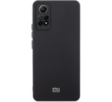 Чохол Silicone Cover Lakshmi Full Camera (AA) with logo для Xiaomi Redmi Note 12 Pro 4G Чорний / Black