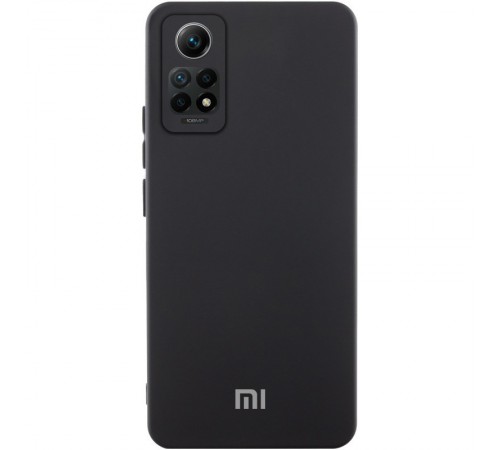 Чохол Silicone Cover Lakshmi Full Camera (AA) with logo для Xiaomi Redmi Note 12 Pro 4G Чорний / Black