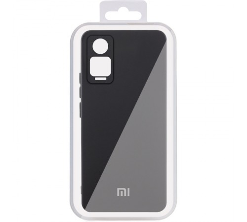 Чохол Silicone Cover Lakshmi Full Camera (AA) with logo для Xiaomi Redmi Note 12 Pro 4G Чорний / Black