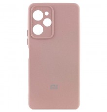 Чохол Silicone Cover Lakshmi Full Camera (AA) with logo для Xiaomi Poco X5 Pro 5G Рожевий / Pink Sand