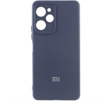 Чохол Silicone Cover Lakshmi Full Camera (AA) with logo для Xiaomi Poco X5 Pro 5G Синій / Midnight blue