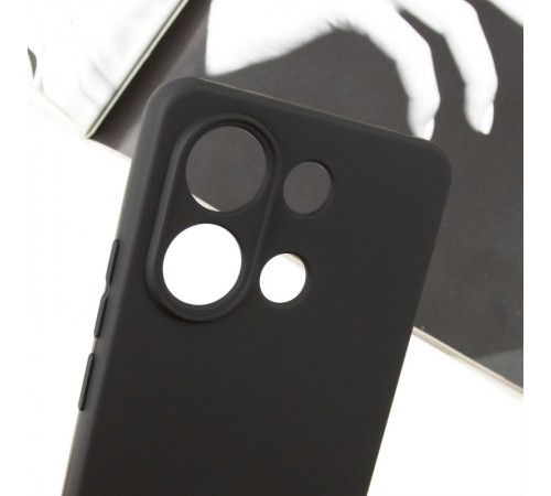 Чохол Silicone Cover Lakshmi Full Camera (AA) with logo для Xiaomi Redmi Note 13 5G Чорний / Black Чохол Silicone Cover Lakshmi Full Camera (AA) with logo для Xiaomi Redmi Note 13 5G Чорний / Black