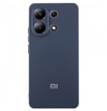 Чохол Silicone Cover Lakshmi Full Camera (AA) with logo для Xiaomi Redmi Note 13 5G Синій / Midnight blue