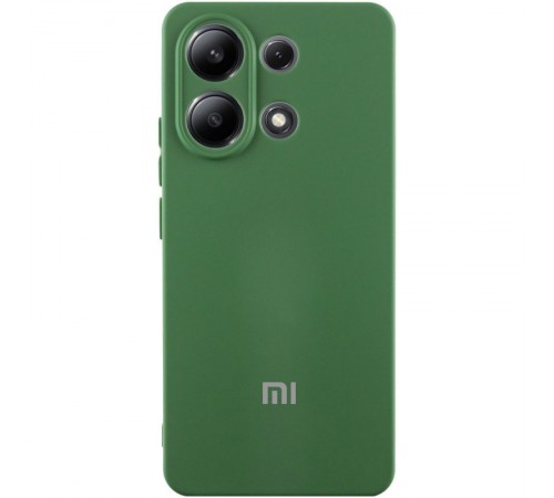 Чохол Silicone Cover Lakshmi Full Camera (AA) with logo для Xiaomi Redmi Note 13 5G Зелений / Dark green Чохол Silicone Cover Lakshmi Full Camera (AA) with logo для Xiaomi Redmi Note 13 5G Зелений / Dark green
