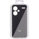 Чохол Silicone Cover Lakshmi Full Camera (AA) with logo для Xiaomi Redmi Note 13 Pro+ Чорний / Black