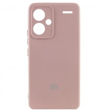 Чохол Silicone Cover Lakshmi Full Camera (AA) with logo для Xiaomi Redmi Note 13 Pro+ Рожевий / Pink Sand
