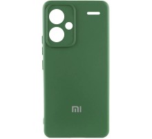 Чохол Silicone Cover Lakshmi Full Camera (AA) with logo для Xiaomi Redmi Note 13 Pro+ Зелений / Dark green
