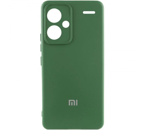 Чохол Silicone Cover Lakshmi Full Camera (AA) with logo для Xiaomi Redmi Note 13 Pro+ Зелений / Dark green Чохол Silicone Cover Lakshmi Full Camera (AA) with logo для Xiaomi Redmi Note 13 Pro+ Зелений / Dark green
