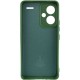 Чохол Silicone Cover Lakshmi Full Camera (AA) with logo для Xiaomi Redmi Note 13 Pro+ Зелений / Dark green